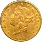 1885-CC $20 Liberty. PCGS AU58