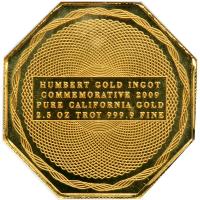 2009 Humbert Commemorative 2.5 Oz. Troy 999.9 Thous. Fine Certified Pure California Gold NGC graded Gem Proof UCAM - 2