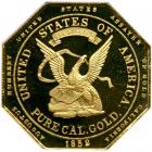 2009 Humbert Commemorative 2.5 Oz. Troy 999.9 Thous. Fine Certified Pure California Gold NGC graded Gem Proof UCAM