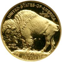 2006-W $50 Gold Buffalo .9999 Fine. NGC PF70 - 2