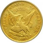 1852 Moffat & Co. (San Francisco) TEN DOLS. 2 over 1. PCGS VF30