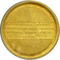 1852 Moffat & Co. (San Francisco) TEN DOLS. 2 over 1. PCGS VF30 - 2