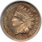 1863 Indian Head Cent. ICG PF65