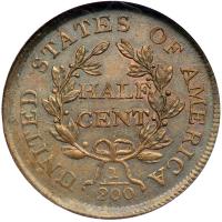 1804 C-13 R1 Plain 4 without Stems. NGC MS64 - 2