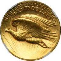 1907. High Relief, Roman Numerals, Wire Rim NGC graded Unc Details - 2