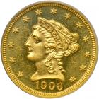 1906 $2.50 Liberty. PCGS PF64