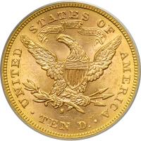 1880-S $10 Liberty. PCGS MS61 - 2