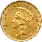 1868 $3 Gold. PCGS MS62
