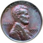 1955 Lincoln Cent. Doubled die obverse. NGC MS64
