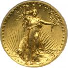 1907. High Relief, Roman Numerals, Wire Rim. NGC AU58