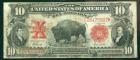 1901, $10 United States Note. Mule. PCGS Fine 12