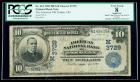 1902, $10 National Bank Note. The American NB, Findlay, OH. PCGS Apparent Very Good 8