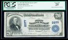 1902, $20 National Bank Note. The First NB, Rochester, PA. PCGS Very Fine 25
