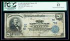 1902, $20 National Bank Note. The First NB, Canton, OH. PCGS Fine 12