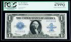 1923, $1 Silver Certificate. PCGS Superb Gem 67PPQ