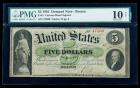 1861, $5 Demand Note. PMG Net Very Good 10