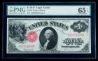 1917, $1 United States Note. PMG Gem Uncirculated 65EPQ