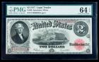 1917, $2 United States Note. PMG Choice Uncirculated 64EPQ