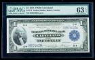 1918, $1 Federal Reserve Bank Note. PMG Choice Uncirculated 63EPQ
