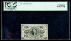 1864, 10&cent; Fractional Currency. Third Issue, green reverse. PCGS Very Choice New 64PPQ