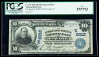 1902, $10 National Bank Note. The Broad & Market NB, Newark, NJ. PCGS Fine 15PPQ