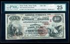 1882, $10 National Bank Note. The National Park Bank, New York, NY. PMG Very Fine 25