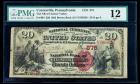 1882, $20 National Bank Note. The NB of Chester Valley, PA. PMG Fine 12