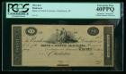 Bank of South Carolina, Charleston, SC. $20.00 181_ Remainder. PCGS Extremely Fine 40PPQ
