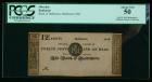 Bank of Baltimore, Baltimore, MD. $0.125 1816 Remainder. PCGS About New 50