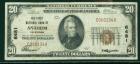 1929, $20 National Bank Note. The First NB, Anaheim, CA. PCGS Fine 15