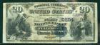 1882, $20 National Bank Note. The First NB, Fullerton, CA. PCGS Apparent Fine 15