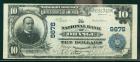 1902, $10 National Bank Note. The NB of Orange, CA. PCGS Very Fine 20