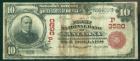 1902, $10 National Bank Note. The First NB, Santa Ana, CA. PCGS Very Good 10