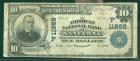 1902, $10 National Bank Note. The American NB, Santa Ana, CA. PCGS Fine 12