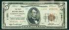 1929, $5 National Bank Note. The First NB, Garden Grove, CA. PCGS Fine 15