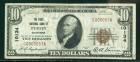 1929, $10 National Bank Note. The First NB, Tustin, CA. PCGS Very Fine 20