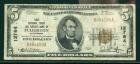 1929, $5 National Bank Note. First NT & SB, Fullerton, CA. PCGS Fine 15PPQ