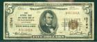 1929, $5 National Bank Note. First NT & SB, Fullerton, CA. PCGS Fine 12