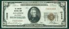 1929, $20 National Bank Note. The Anaheim NB, Anaheim, CA. PCGS Very Fine 25