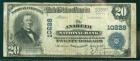 1902, $20 National Bank Note. The Anaheim NB, Anaheim, CA. PCGS Very Good 10