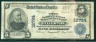 1902, $5 National Bank Note. First NT & SB, Fullerton, CA. PCGS Very Good 10