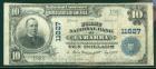 1902, $10 National Bank Note. The First NB, La Habra, CA. PCGS Very Good 10