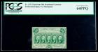 1862, 50&cent; Fractional Currency. First Issue, perforated edges, without monogram. PCGS Very Choice New 64PPQ