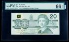BC-58d 1991 $20. PMG Gem Uncirculated 66EPQ