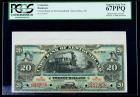 Union Bank of Newfoundland, Saint Johns, NL. $20 May 1, 1889 Specimen. PCGS Superb Gem New 67PPQ