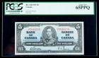 BC-23b 1937 $5. PCGS Gem New 65PPQ