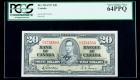 BC-25b 1937 $20. PCGS Very Choice New 64PPQ