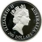 Australia. Platinum 200 Dollars, 1992. PF