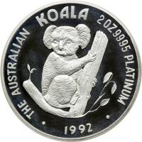 Australia. Platinum 200 Dollars, 1992. PF - 2