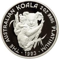 Australia. Platinum 200 Dollars, 1993. PF - 2